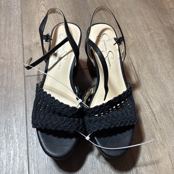 NEW! Jessica Simpson Black Timia Platfrom Clog - Size 9.5 - Picture 6 of 13